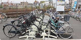 サイクルポート（自転車駐輪場）目安期間：２年～<