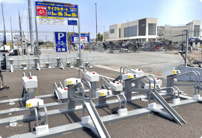 時間貸駐輪場　サイクルポート